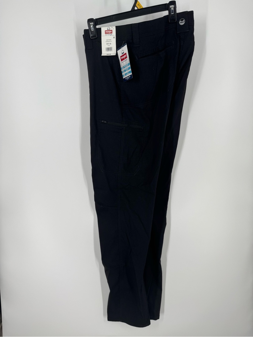 Wrangler Men's Black Cargo Work Pants